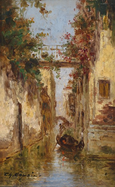 Scene from Venice by Charles Cousin